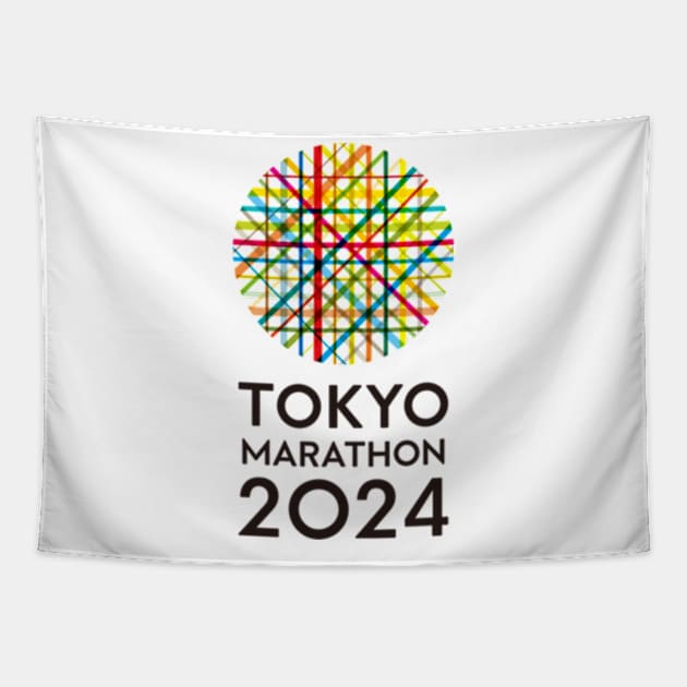 Tokyo Marathon Tapestry by Almer