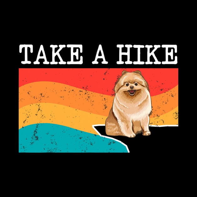 Take A Hike Pomeranian Graphic Hiking by IainDodes