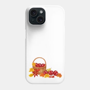 A Basket of Autumn Fruits Phone Case