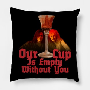 Only Lovers Left Cup Tribute Pillow