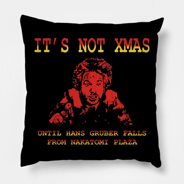 Its not xmas Pillow by Polaroid Popculture