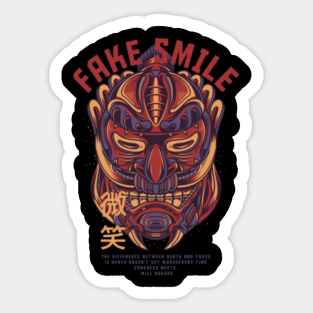 Wallpaper Fake Smile Stickers Teepublic For Android