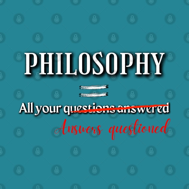 Philosophy = All your answers questioned by Try It