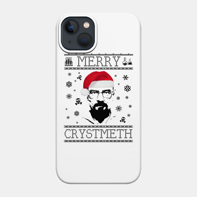 Breaking Bad Heisenberg Merry Chrystmeth Christmas - Breaking Bad - Phone Case