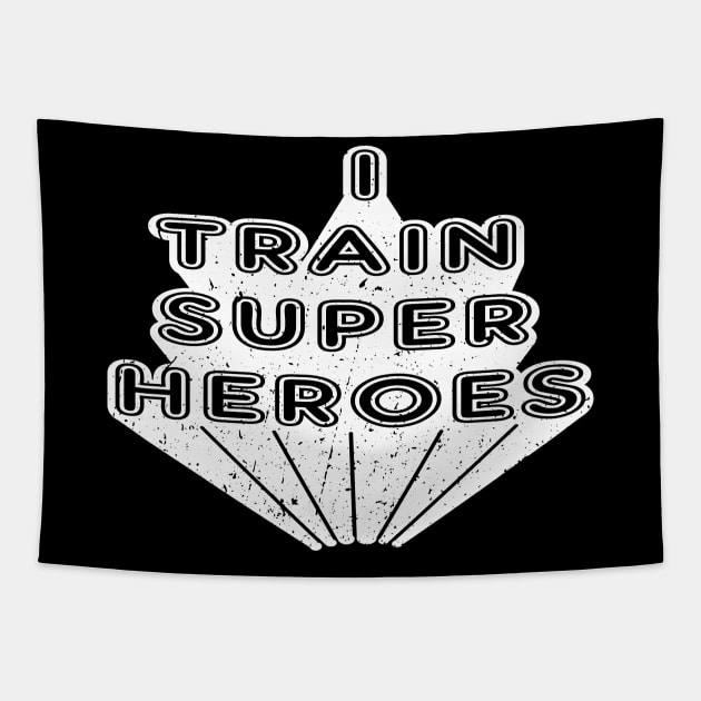 Kindergarten Teacher - I train super heroes Tapestry by KC Happy Shop