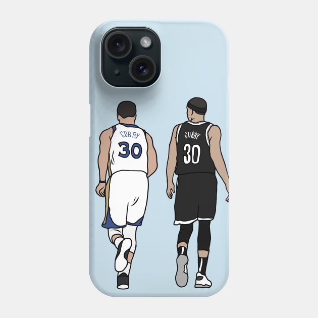 Steph and Seth Curry Phone Case by rattraptees