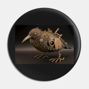 Steampunk bird Pin