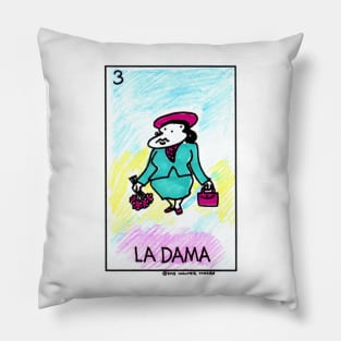 Loteria Apes #3: La Dama Pillow