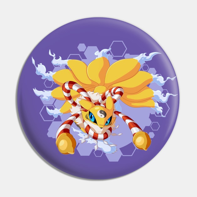 Kyubimon Pin by PRPrints