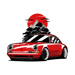 Red Classic 911 turbo by Singer T-Shirt