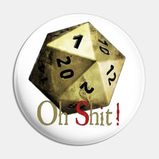 Dungeons And Dragons - Roll Of The Dice Pin