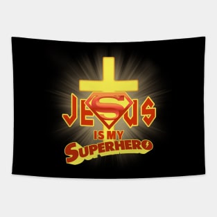 Jesus Is My Superhero Tapestry