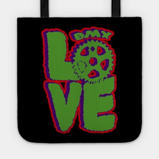 BMX LOVE graffiti Tote