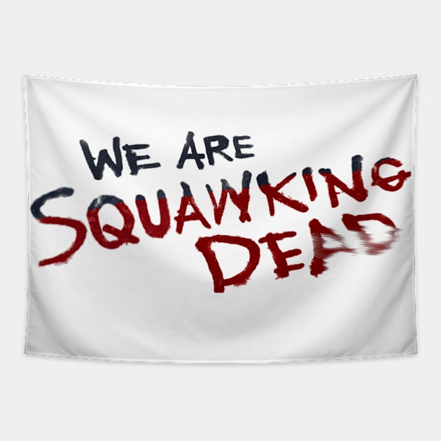 TWDSeason11 LOGO Tapestry by SQUAWKING DEAD