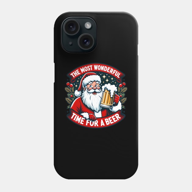 Most Wonderful Time for a Beer Phone Case by MZeeDesigns
