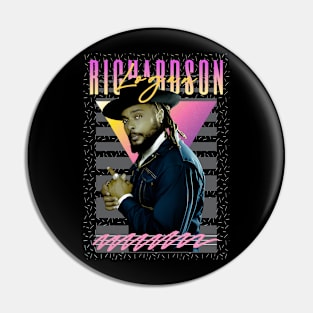 Logan Richardson Retro Style Fan Art Pin