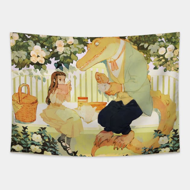 Golden afternoon Tapestry by rt0no