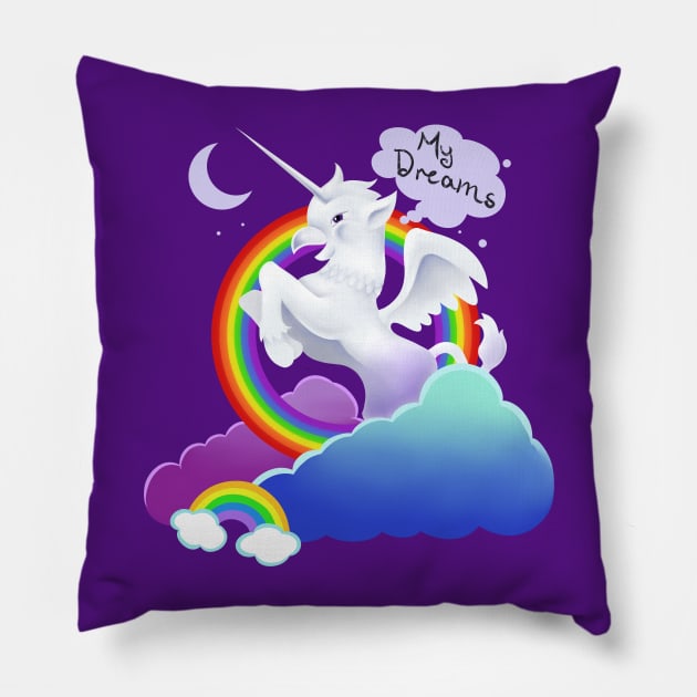 My Dreams Pillow by Ellador