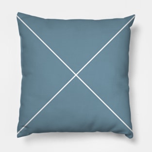 Blue Triangles Pillow