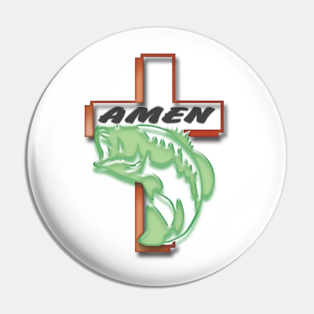 Amen Bass Pin by Fisherbum