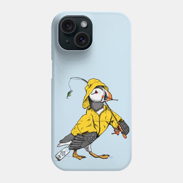 Puffin' Puffin - Canadian Birds Phone Case by deancoledesign