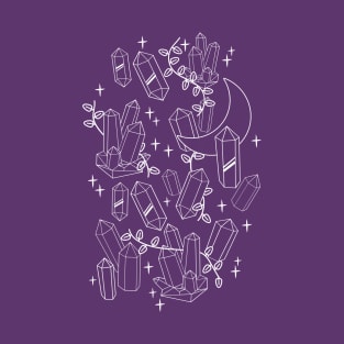 Magic Crystals Outline T-Shirt