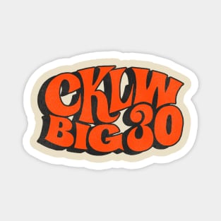 Retro CKLW 800 Windsor / Detroit Radio Station Magnet