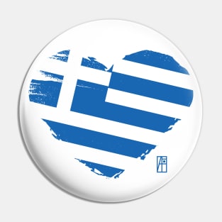 I love my country. I love Greece. I am a patriot. In my heart, there is always the flag of Greece. Pin