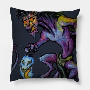 Dancing Demon Pillow