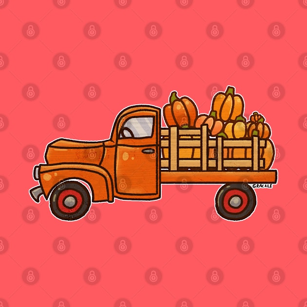Pickup A Pumpkin! (Orange Version) by Jan Grackle