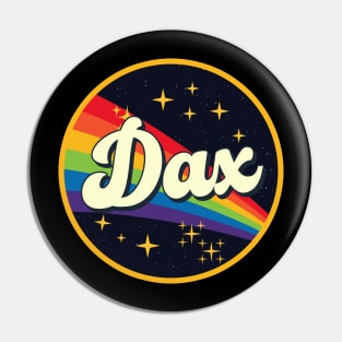 Dax // Rainbow In Space Vintage Style Pin