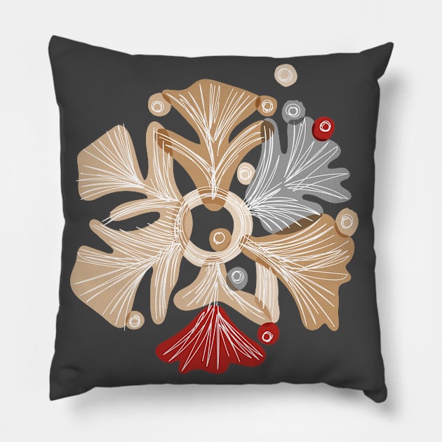 Christmas holidays Pillow by GreenColor