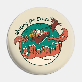 Waiting For Santa Pin