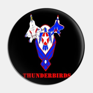 USAF Thunderbirds F22 Raptors Pin