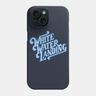 White Water Landing Log Flume Coaster Phone Case