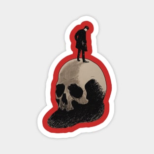 Sobre la calavera Magnet