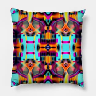 Funky Kaleidoscope Design Pillow