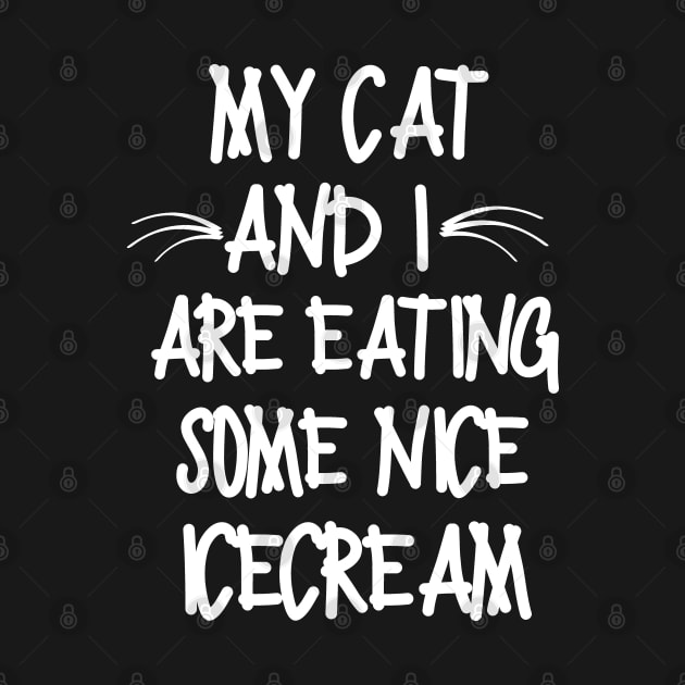 My cat and I are eating some nice icecream by mksjr