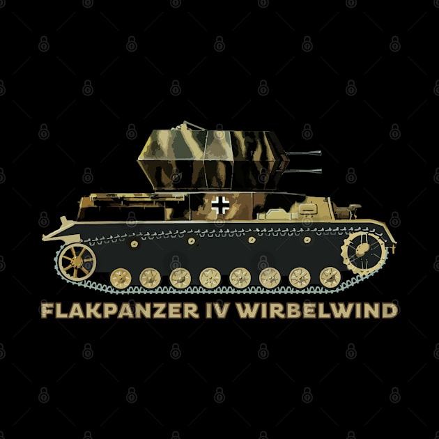 Flakpanzer IV Wirbelwind Gift Anti-aircraft Gun by Battlefields