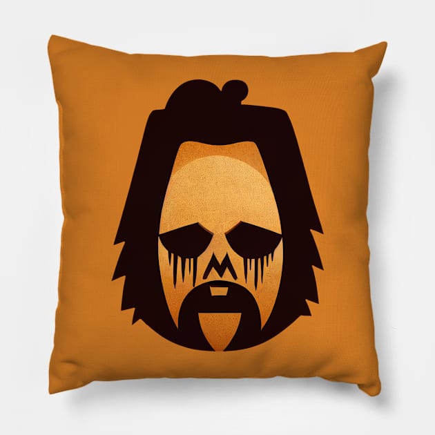 Big Lebowski Jack O Lantern Pillow by Nonconformist