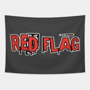 Red flag Tapestry