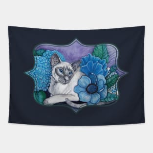 Blue Point Siamese Cat Tapestry