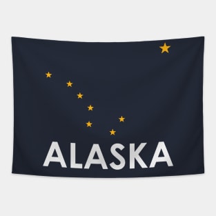 Travel Alaska Flag Stars Tapestry
