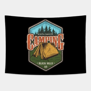 South Dakota Camping Tapestry