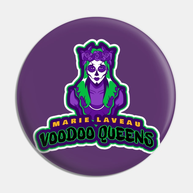 Mardi Gras Edition Marie Laveau Voodoo Queens Pin by CSLShop