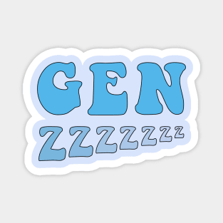 Sleepy Gen Z Magnet