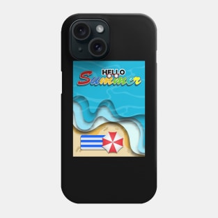 summer on the beach Phone Case