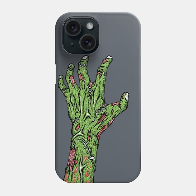 Zombie hand copping a feel Phone Case by NinthStreetShirts