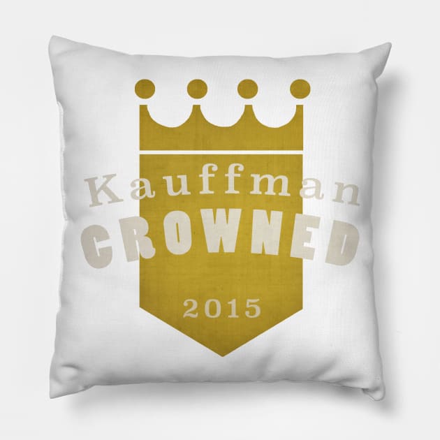 Kauffman Crowned Pillow by amberdawn1023