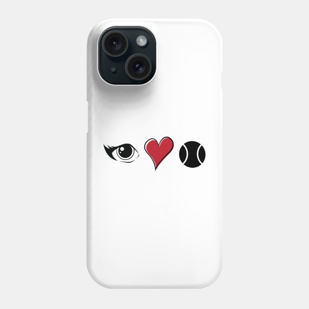 I Love Padel Phone Case by whyitsme